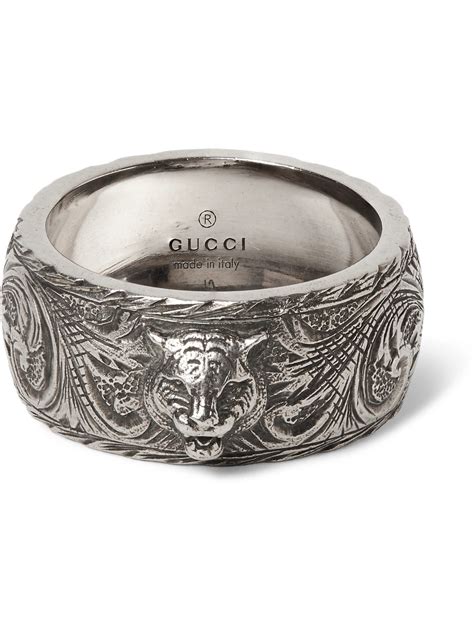 gucci ring tiger|gucci tiger ring silver.